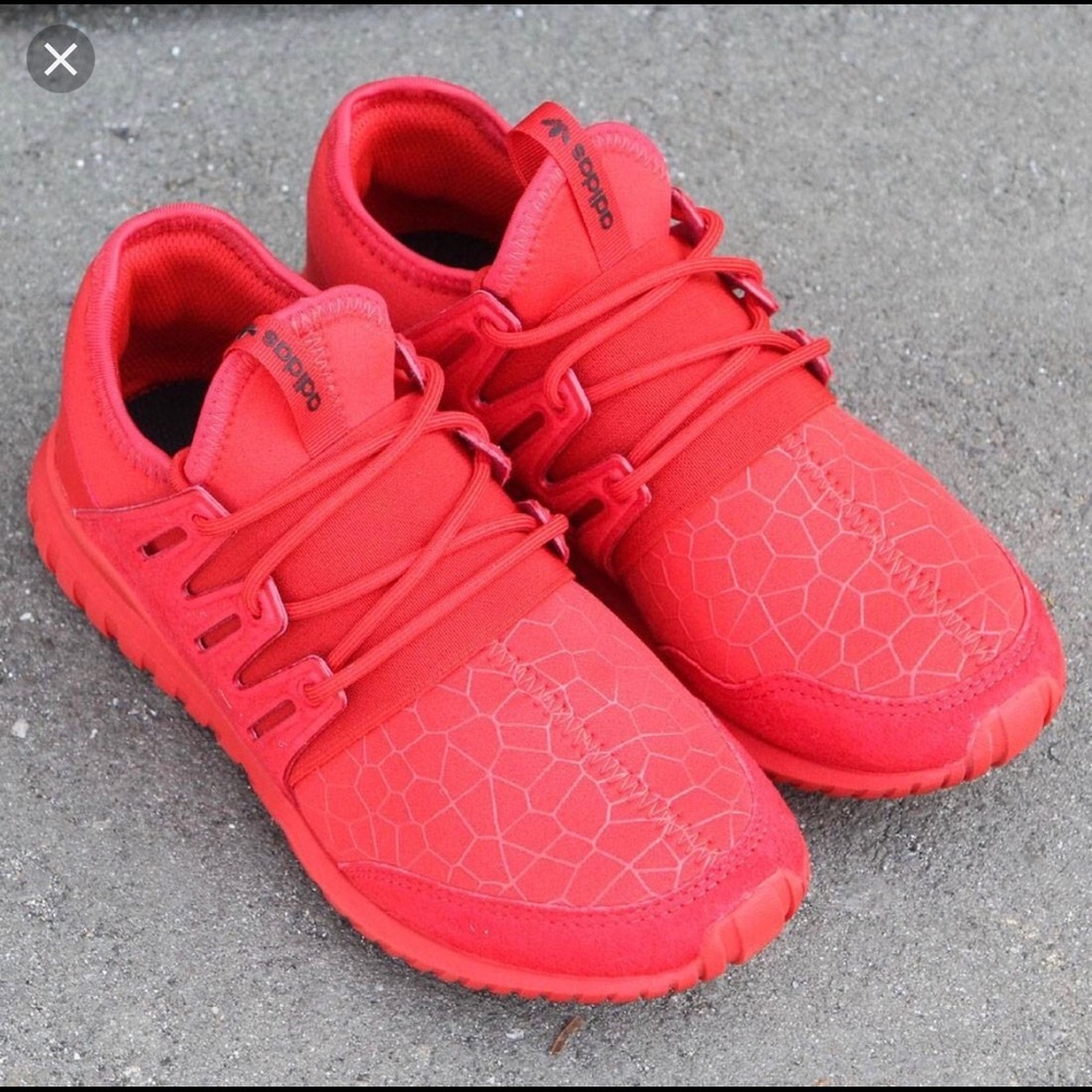 Red Tubular Radial Adidas